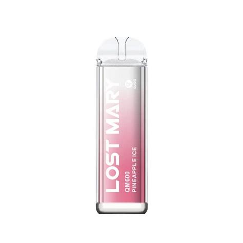 Lost Mary QM600 Pineapple Ice 20mg Disposable Vape Vapouriz UK