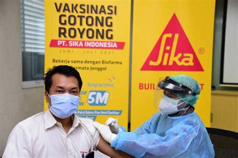 Vaksinasi Gotong Royong Lindungi Pekerja Sika Indonesia Dan Keluarga