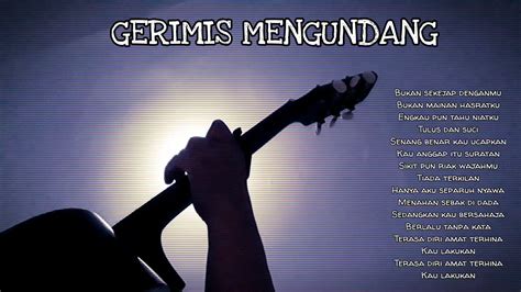 Gerimis Mengundang Slam Lirik Gitar Cover Story Wa Original