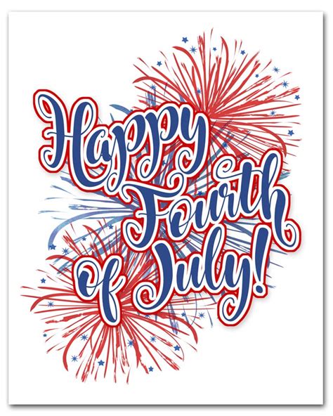 Free Fourth Of July Printables