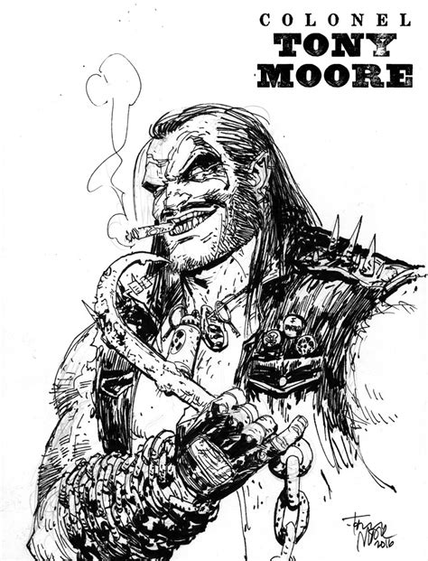 Sketch Of The Day Lobo — Colonel Tony Moore