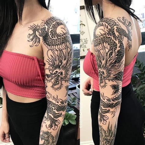 Ideas And Examples Of The Amazingly Beautiful Dragon Tattoo