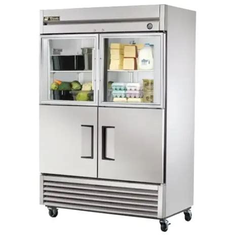 True Ts 49 2 G 2 27 Combination Half Door Reach In Refrigerator Elite Restaurant Equipment