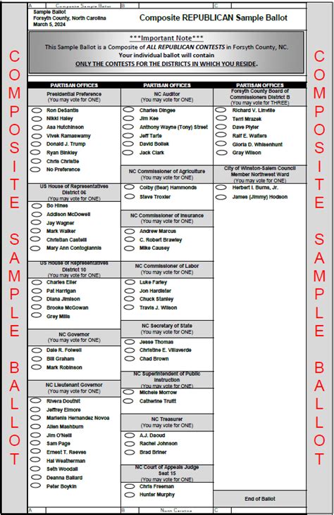 Florida Primary Sample Ballot 2024 Tyne Martie