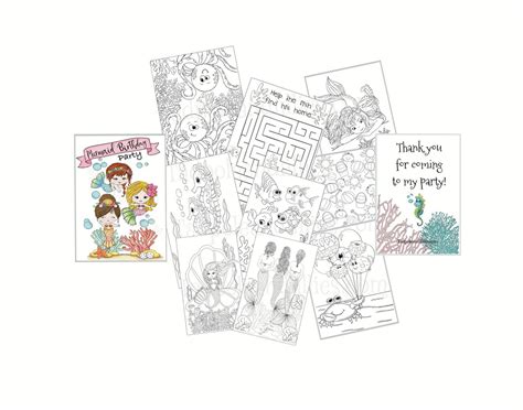 Personalized Color Activity Book Personalized Party Favors Etsy