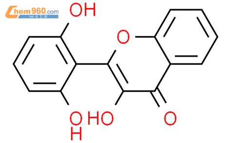 70460 34 3 4H 1 Benzopyran 4 one 2 2 6 dihydroxyphenyl 3 hydroxy 化学式