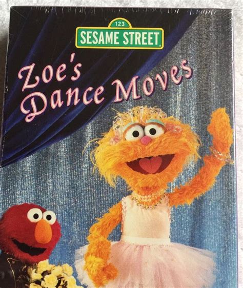 SESAME STREET ZOES Dance Moves Paula Abdul VHS FREE DVD