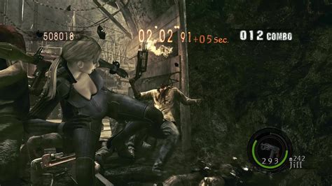 Resident Evil 5 Mercenaries The Mines Jill Battle Suit 669K708 YouTube