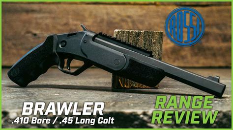 Rossi Brawler Single Shot 410 45LC Range Review Videos KYGUNCO