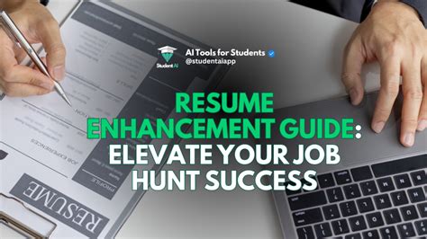 Resume Enhancement Guide Elevate Your Job Hunt Success