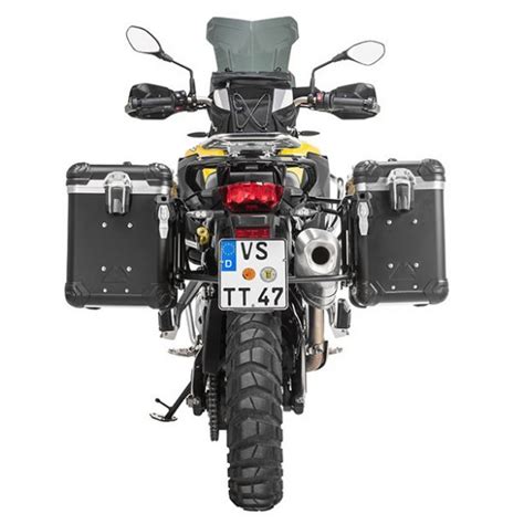 Touratech Zega Evo Aluminium Pannier System And Black Litres