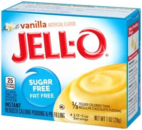 Jell O Instant Sugar Free Fat Free Vanilla Pudding And Pie Filling Pack Of 10 10 Pack Kroger