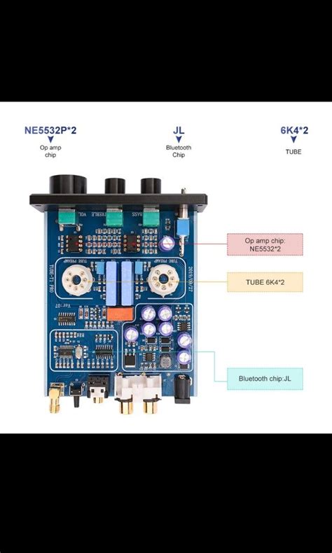 Aiyima Bluetooth K Vacuum Tubes Amplifier Audio Soundbars