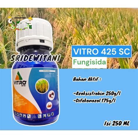 Jual VITRO 425SC 250 ML Fungisida Pencegah Hama Semua Tanaman Virtako