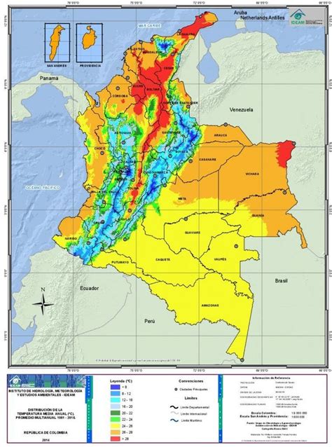 El Clima De Colombia A Trav S De Los Mapas Geograf A Infinita