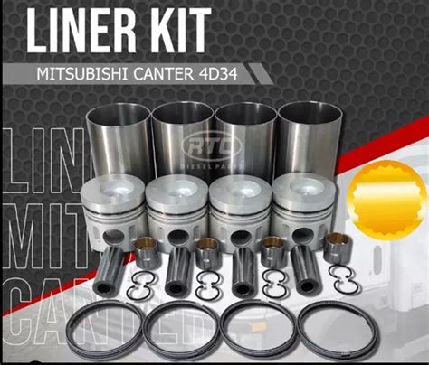 Liner Kit Mitsubishi Canter D Sin Turbo Pasador Mm Mercadolibre