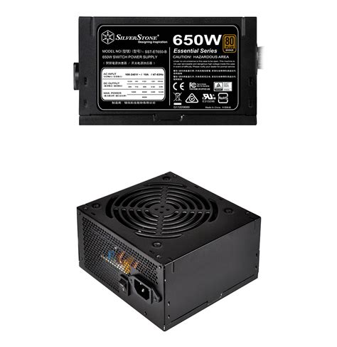 Buy SilverStone Essential Bronze 650W Power Supply SST ET650 B PC