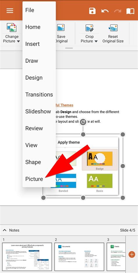 Ritagliare Un Immagine In Slides Mobisystems