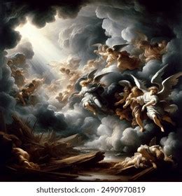 Baroque Artistic Image Broken Renaissance Angels AI-generated image 2490970819 | Shutterstock