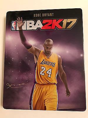 NBA 2K17 Steelbook G2 PS4Xbox No Game Included Kobe Bryant EBay