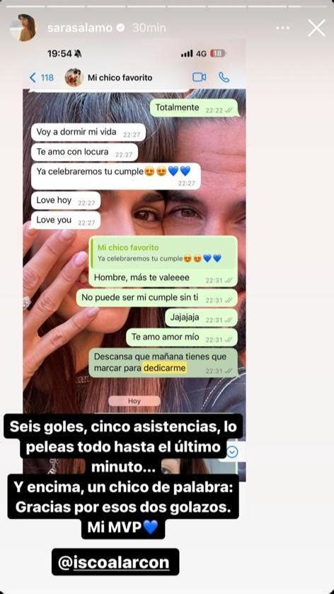 Isco Cumple Al Promesa Que Le Hizo A Sara S Lamo Antes Enfrentarse Al Bar A