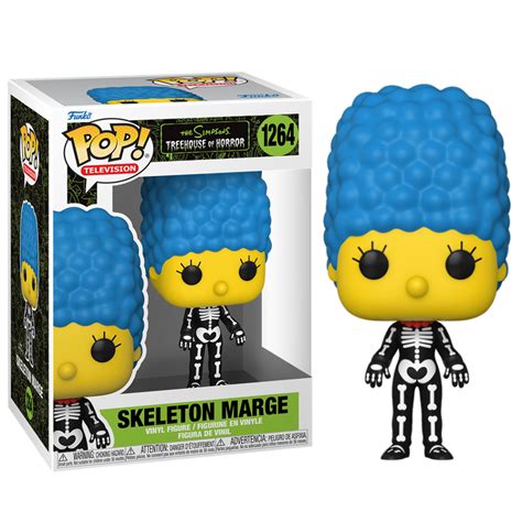 Funko Pop Simpsons Treehouse Of Horror Skeleton Marge 1264 Original Moça Do Pop Funko Pop é