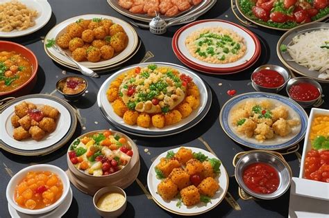 La Nourriture Du Ramadan Iftar Et Eid Mubarak Les Repas De La Cuisine