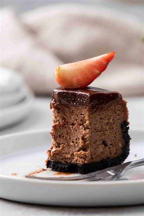 The Creamiest Chocolate Cheesecake Mini Recipe Lifestyle Of A Foodie