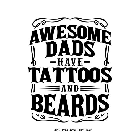 Fathers Day Svg Men With Beards Dad T Funny Dad Shirt Etsy