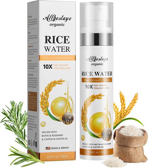 Amazon Rice Water For Hair Growth Hair Growth Serum With