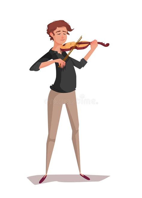 Man Silhouette Playing Violin Stock Illustrations Man Silhouette