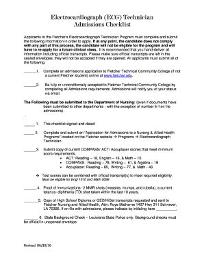 Fillable Online Applicants To The Fletcher S Electrocardiograph