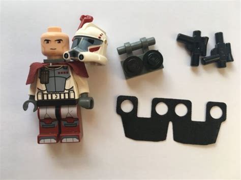 Toys And Hobbies Star Wars Lego Minifigure Clone Trooper Black Armor Gear Kamapauldronblasters