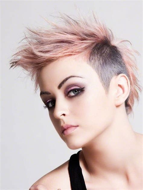 70 Most Gorgeous Mohawk Hairstyles Of Nowadays Short Punk Hair Funky Short Hair Short Hair