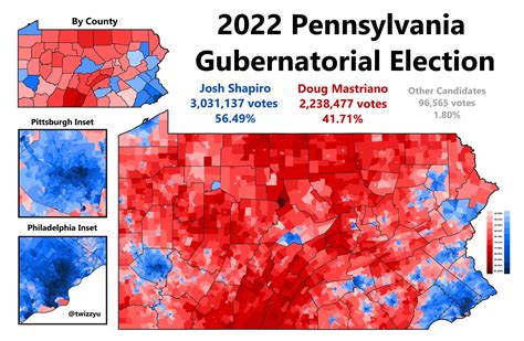 Pennsylvania Gubernatorial Election R Uselectionmaps