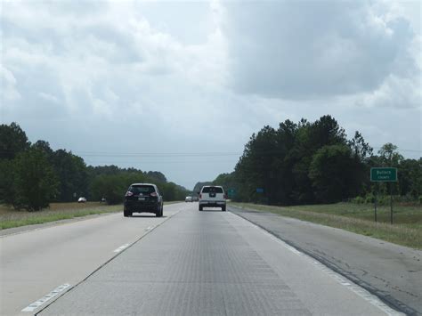 Georgia Interstate 16 Westbound Cross Country Roads