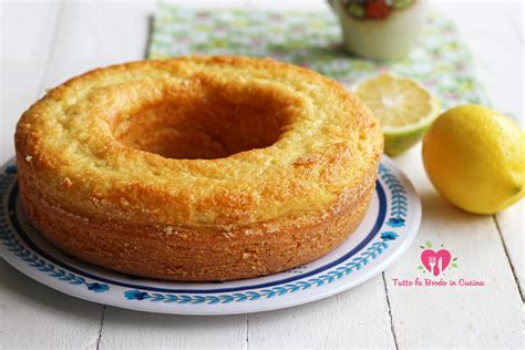 Ciambella Al Limone Senza Burro E Latte Tutto Fa Brodo In Cucina