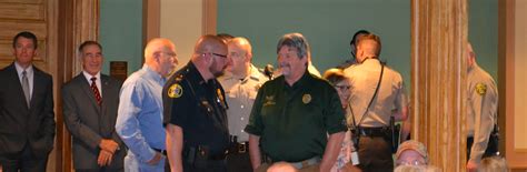 Photos Swearing In Ceremony For Lenn Wood As New Coweta County Sheriff