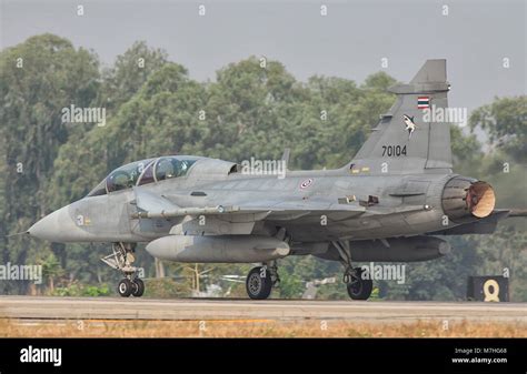 Royal Thai Air Force Saab Jas Gripen During Exercise Cope Tiger