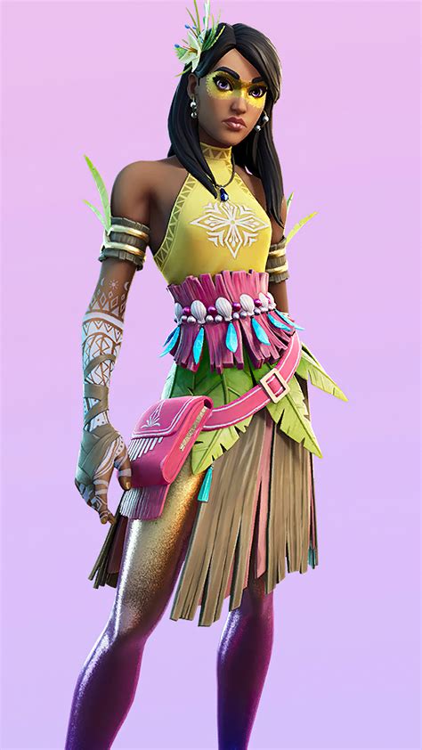 Fortnite, Kalia, Skin, Outfit, 4K, #7.2480 Wallpaper iPhone Phone