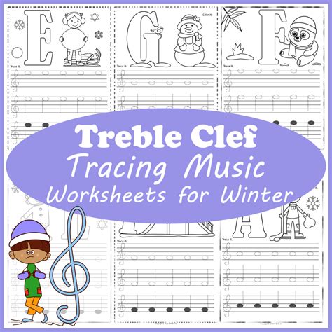 Winter Music Math Rhythm Worksheets Winter Music Theory Notes