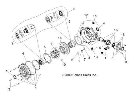 Polaris Recoil Assembly Diagram