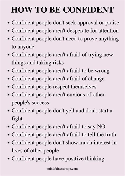 How To Be Confident Self Confidence Tips Self Improvement Tips