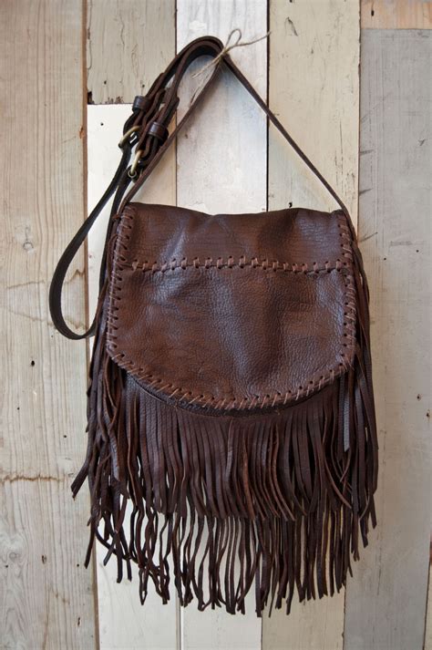 Juan Antonio Leather Fringe Purse Leather Fringe Purse Fringe Bags