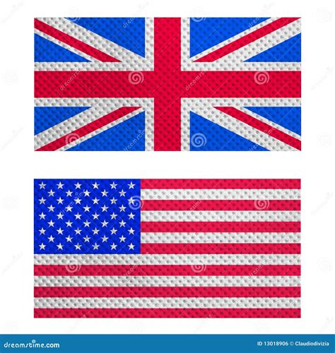 Uk And Usa Flag Stock Illustration Image Of Pattern