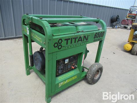 Titan 6500 Generator Bigiron Auctions