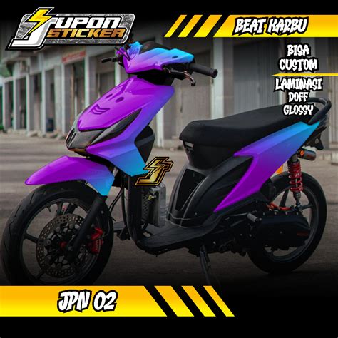 Jupon Sticker Decal Fullbody Honda Beat Carburetor Plain