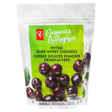 Pc Organics Organic Pitted Dark Sweet Cherries Pcca
