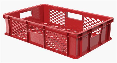 Plastic Crate Box 3d Turbosquid 1396144