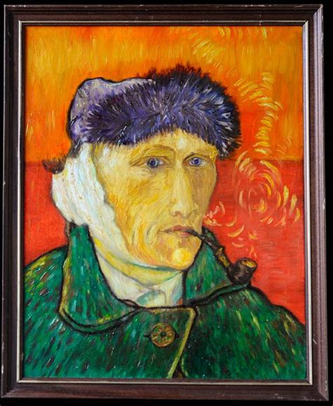 Van Gogh Self Portrait With Bandaged Ear And Pipe